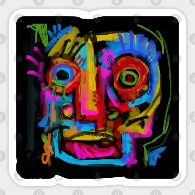 face Sticker by Angel Rivas